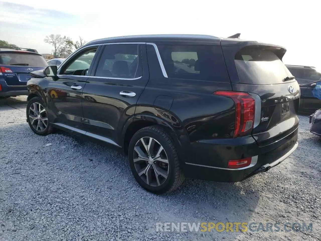 2 Photograph of a damaged car KM8R54HE6MU193619 HYUNDAI PALISADE 2021