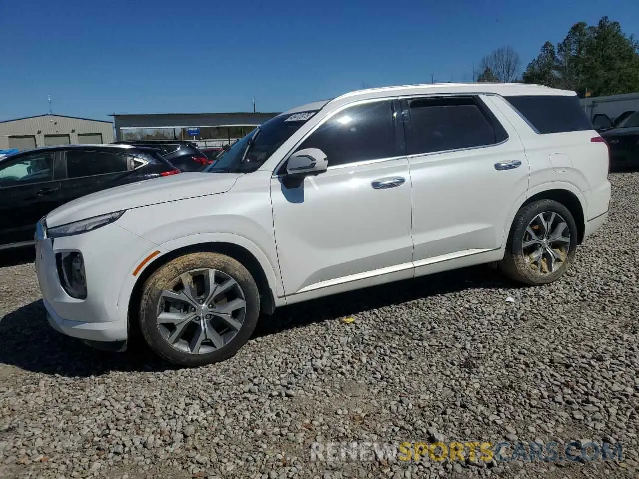 1 Photograph of a damaged car KM8R54HE8MU200490 HYUNDAI PALISADE 2021