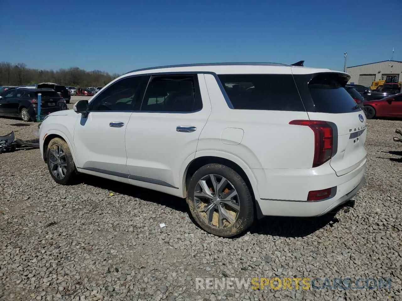 2 Photograph of a damaged car KM8R54HE8MU200490 HYUNDAI PALISADE 2021