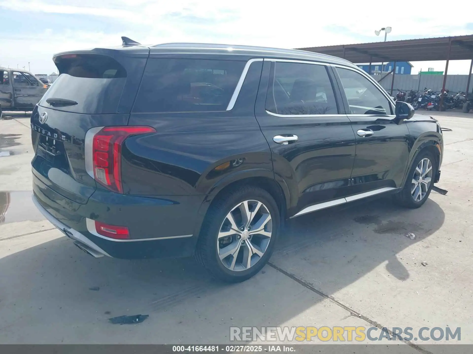 4 Фотография поврежденного автомобиля KM8R54HE8MU212980 HYUNDAI PALISADE 2021