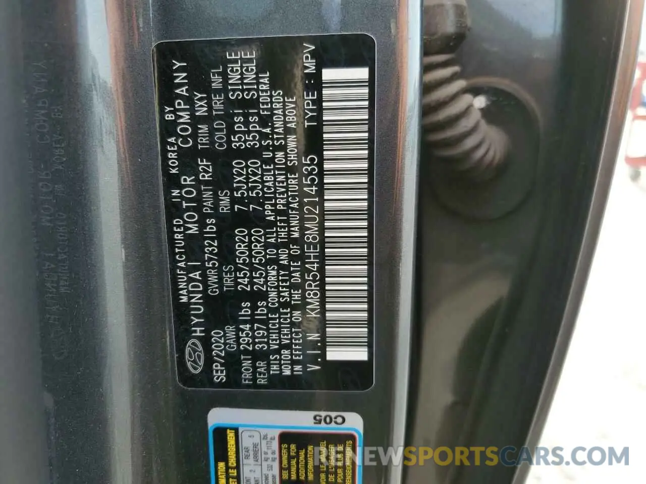 13 Фотография поврежденного автомобиля KM8R54HE8MU214535 HYUNDAI PALISADE 2021