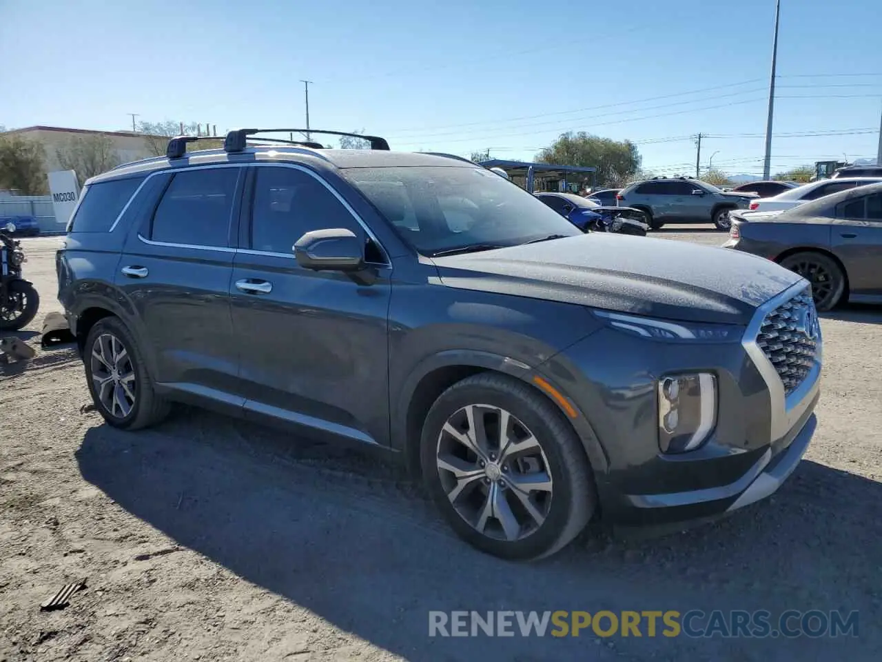 4 Photograph of a damaged car KM8R54HE9MU202989 HYUNDAI PALISADE 2021