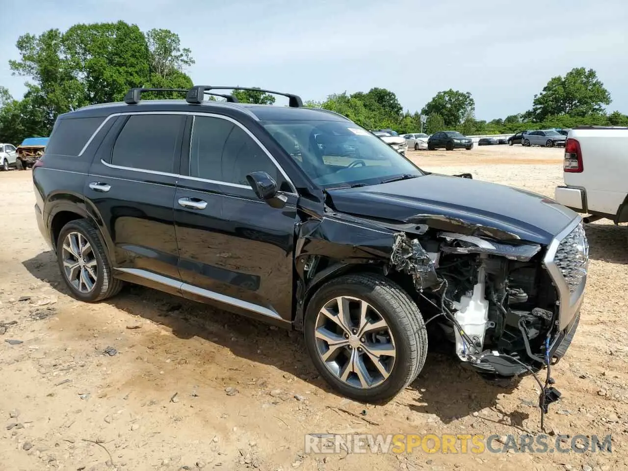 4 Photograph of a damaged car KM8R54HE9MU231571 HYUNDAI PALISADE 2021