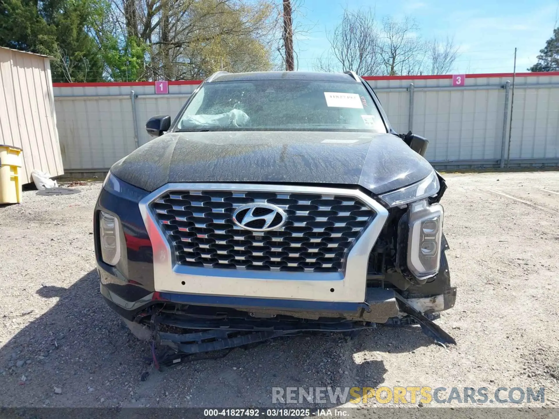 13 Photograph of a damaged car KM8R54HE9MU309458 HYUNDAI PALISADE 2021