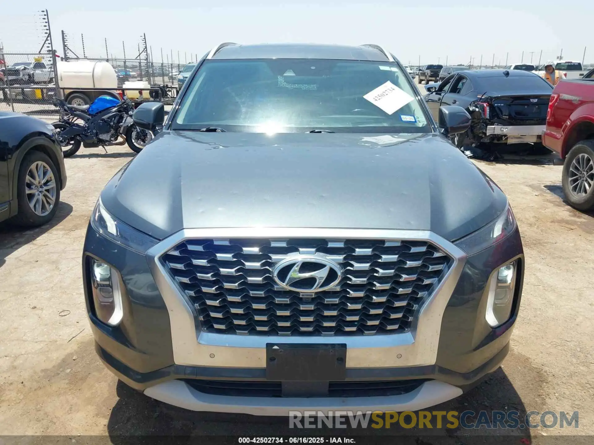 12 Photograph of a damaged car KM8R54HEXMU198094 HYUNDAI PALISADE 2021
