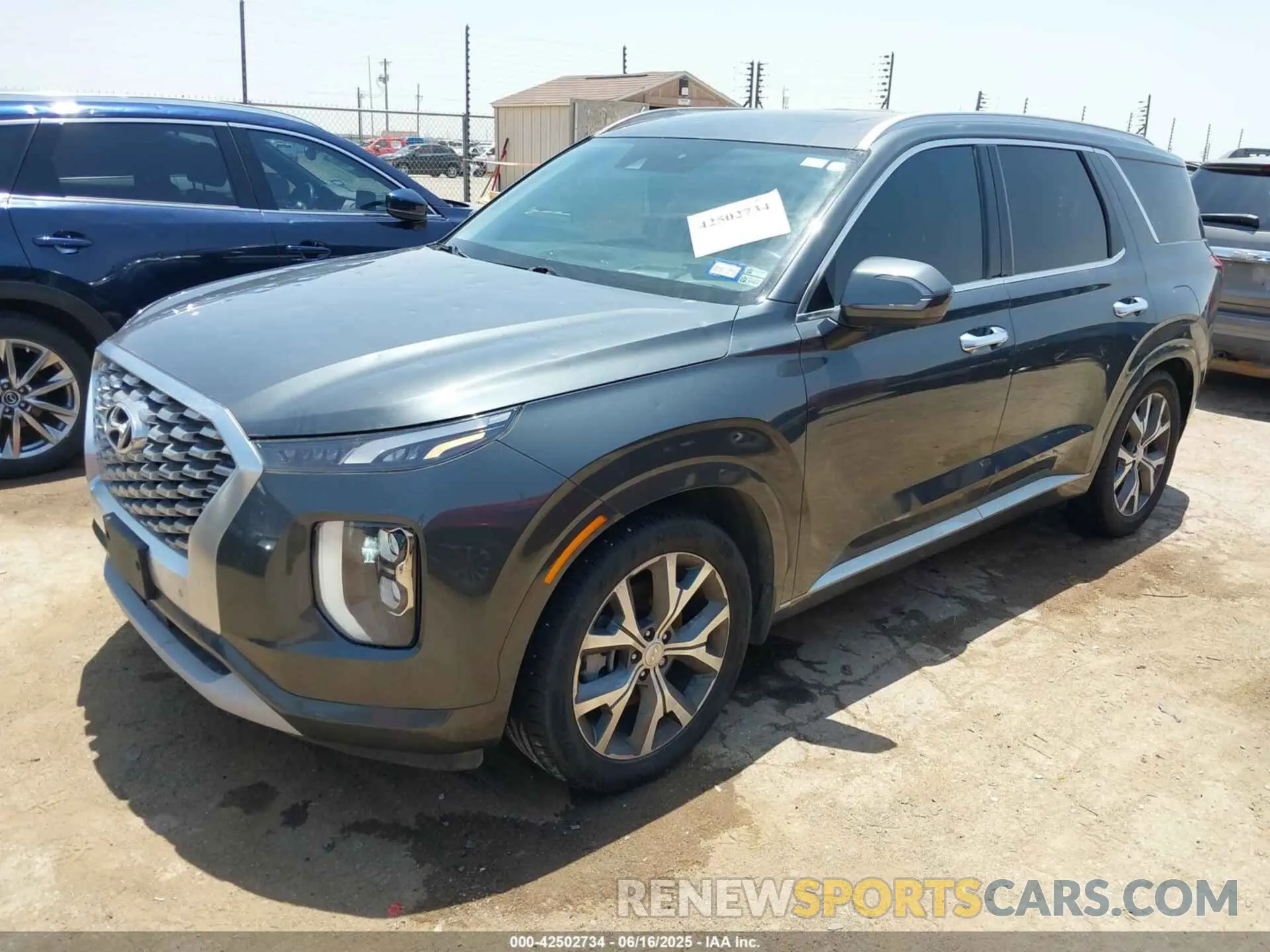 2 Photograph of a damaged car KM8R54HEXMU198094 HYUNDAI PALISADE 2021