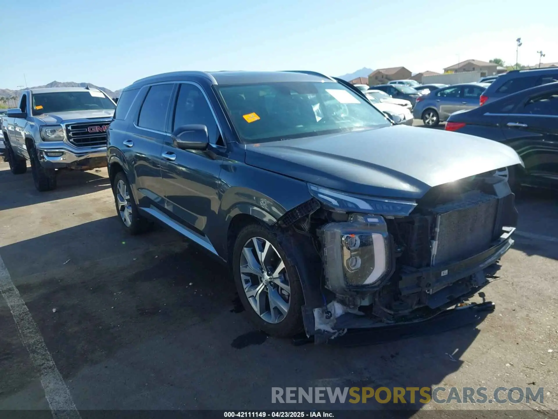 1 Фотография поврежденного автомобиля KM8R5DHE1MU198033 HYUNDAI PALISADE 2021