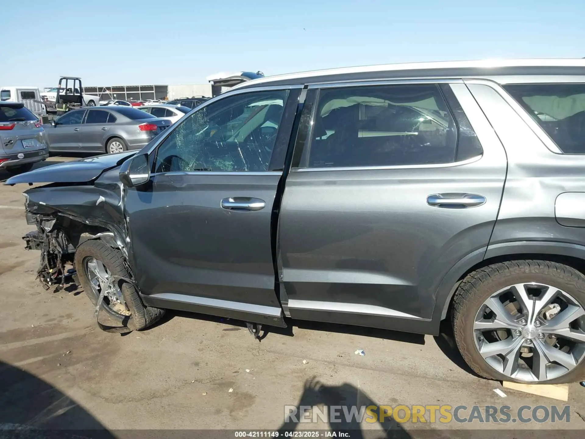 14 Фотография поврежденного автомобиля KM8R5DHE1MU198033 HYUNDAI PALISADE 2021