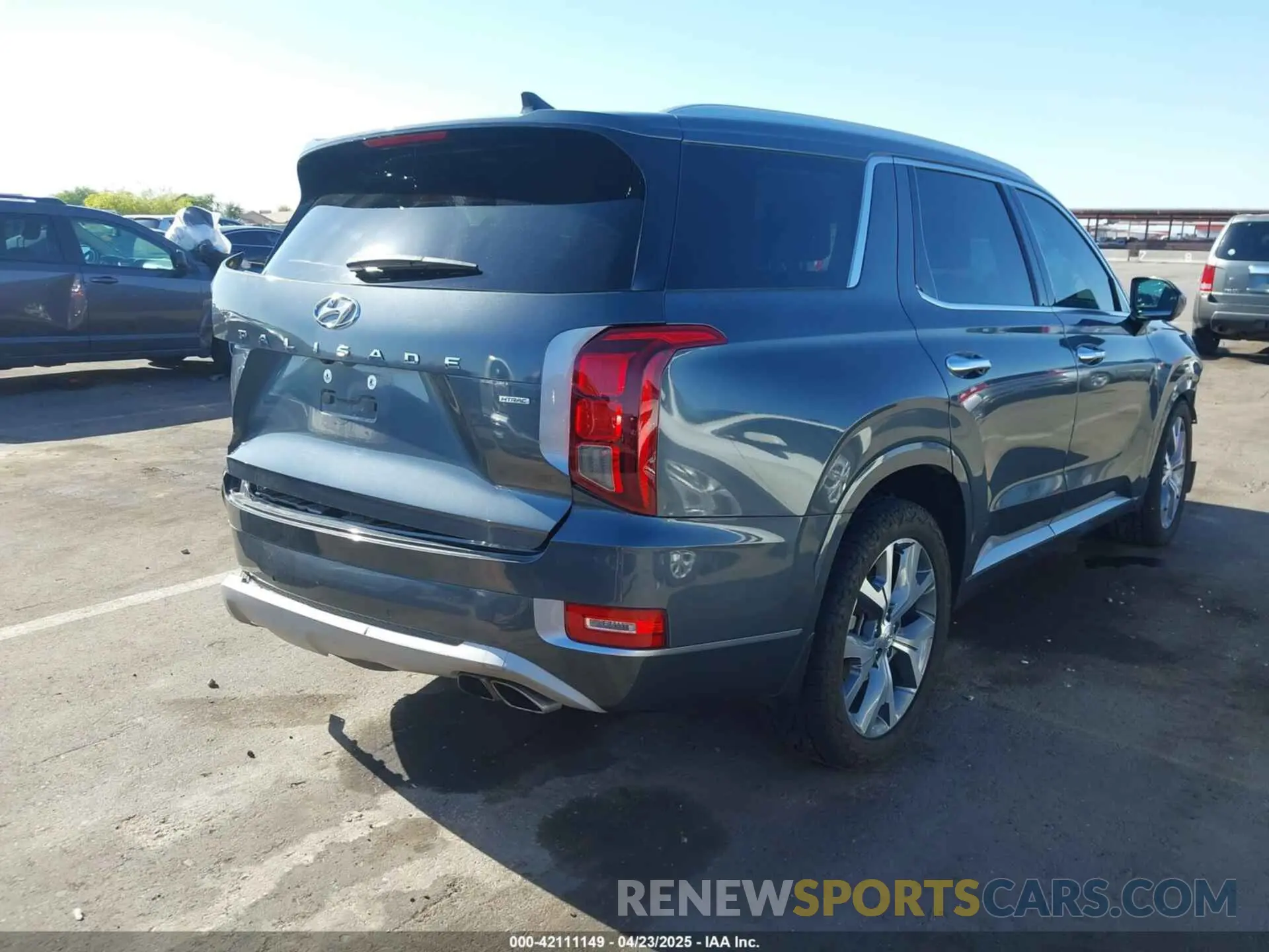 4 Фотография поврежденного автомобиля KM8R5DHE1MU198033 HYUNDAI PALISADE 2021
