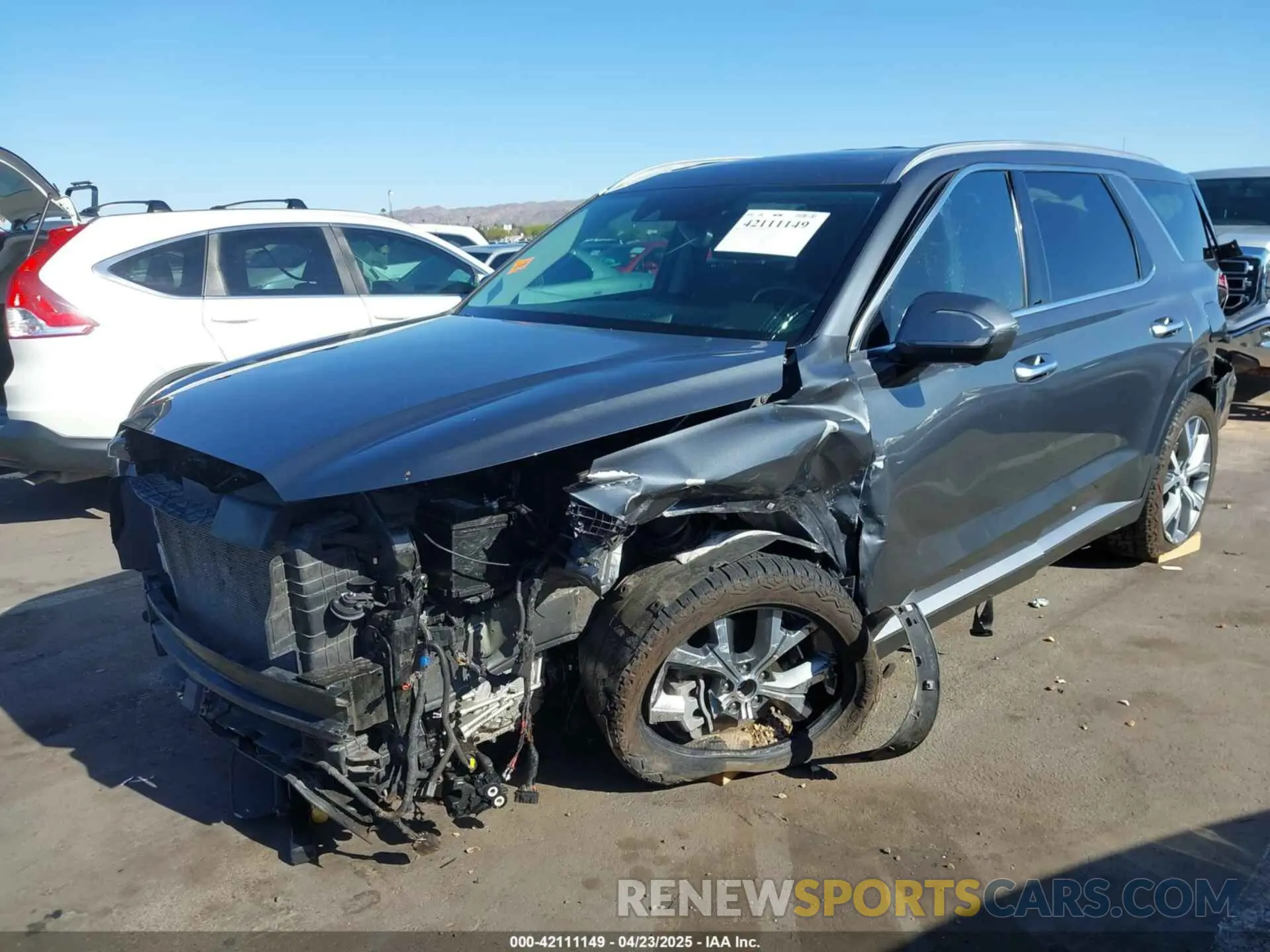 6 Фотография поврежденного автомобиля KM8R5DHE1MU198033 HYUNDAI PALISADE 2021