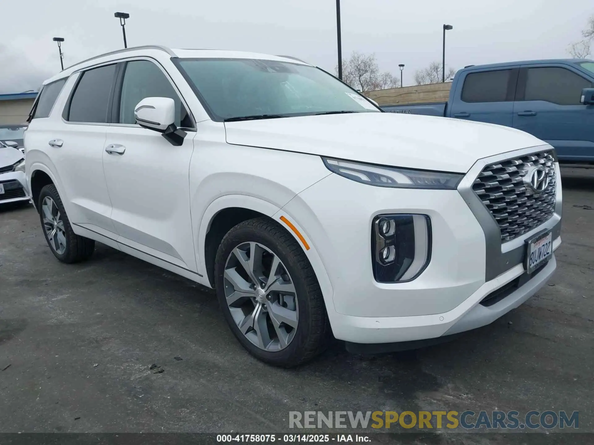 1 Фотография поврежденного автомобиля KM8R5DHE2MU212263 HYUNDAI PALISADE 2021