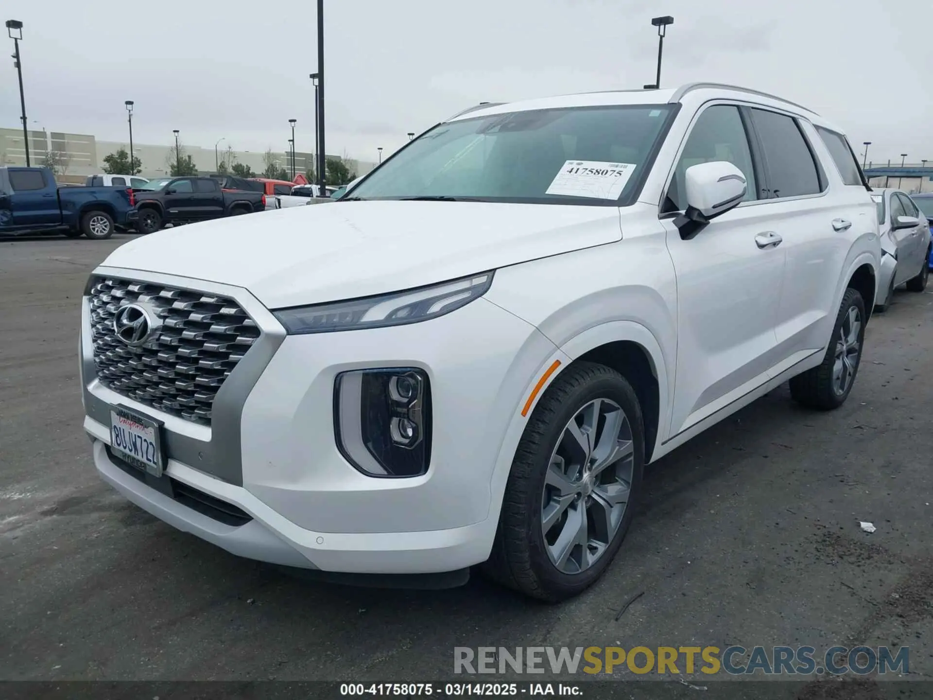 2 Фотография поврежденного автомобиля KM8R5DHE2MU212263 HYUNDAI PALISADE 2021