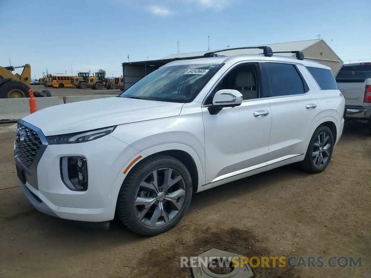 1 Photograph of a damaged car KM8R5DHE2MU216734 HYUNDAI PALISADE 2021