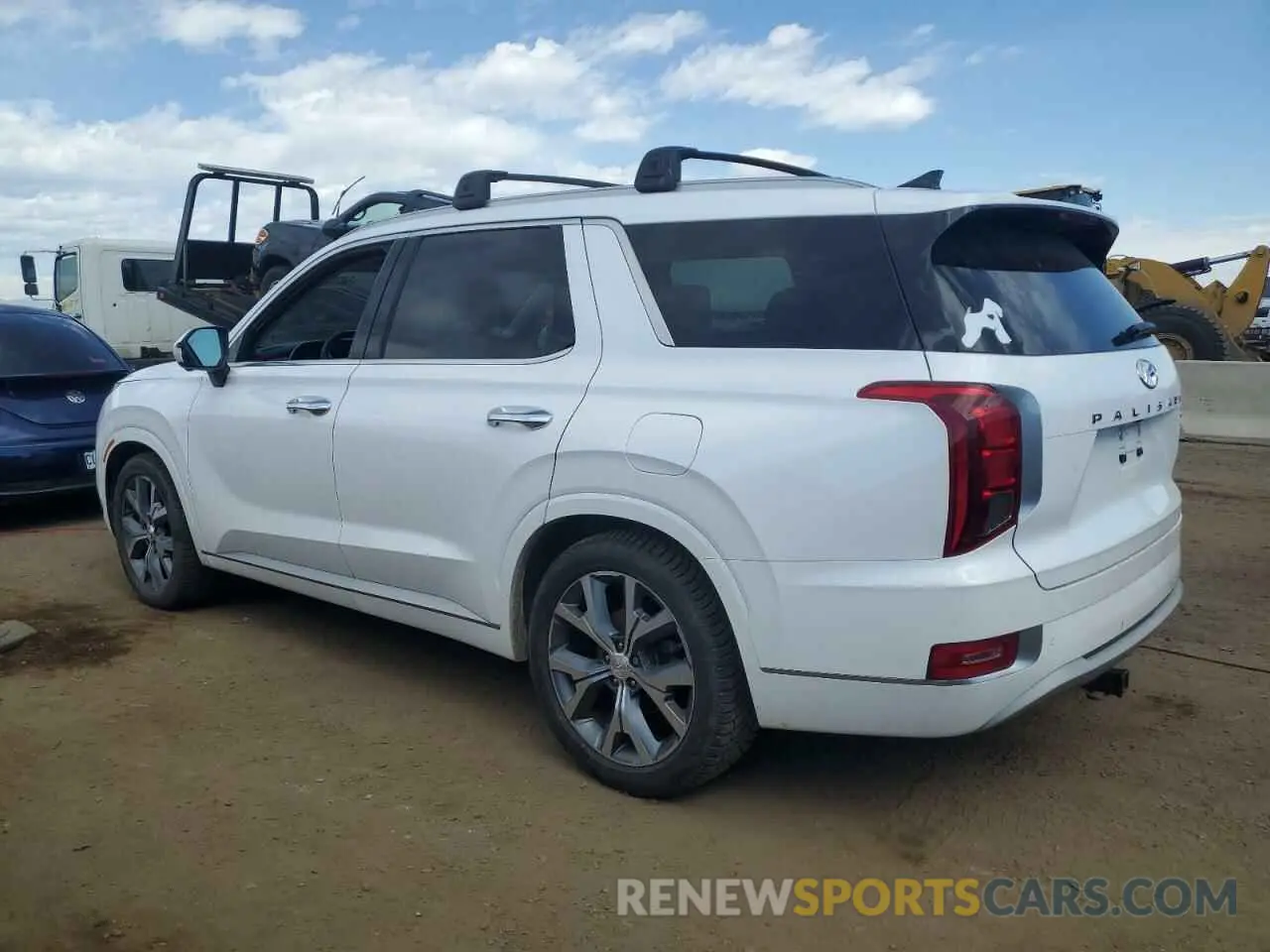 2 Photograph of a damaged car KM8R5DHE2MU216734 HYUNDAI PALISADE 2021