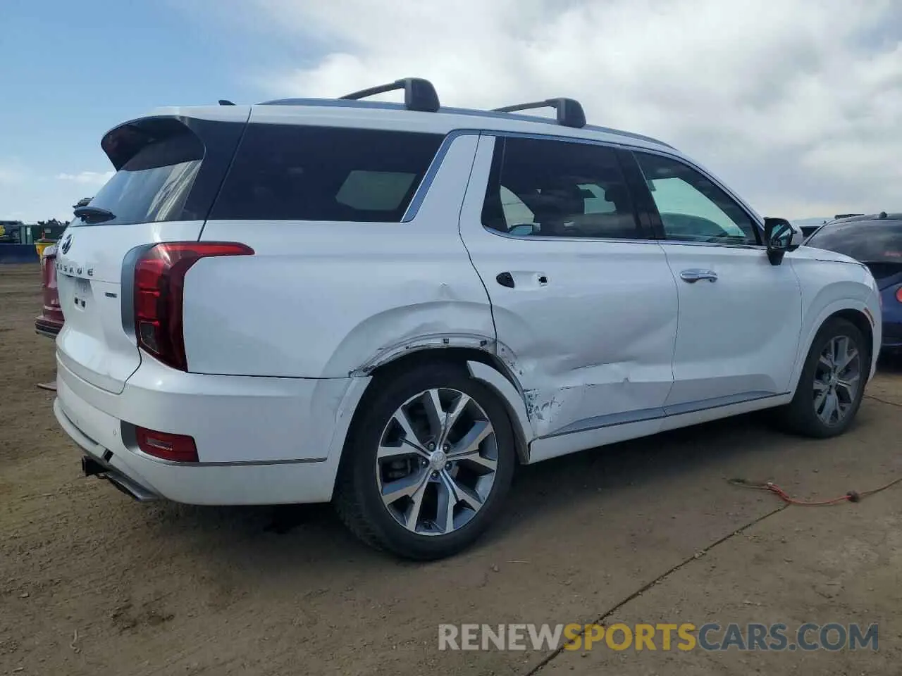 3 Photograph of a damaged car KM8R5DHE2MU216734 HYUNDAI PALISADE 2021
