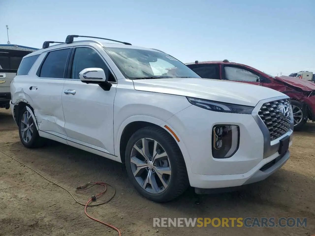 4 Photograph of a damaged car KM8R5DHE2MU216734 HYUNDAI PALISADE 2021