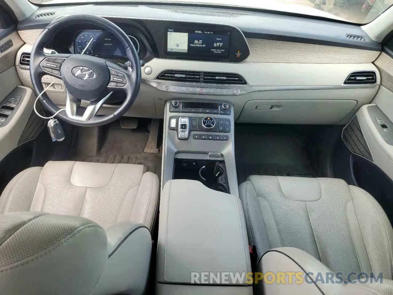 8 Photograph of a damaged car KM8R5DHE2MU216734 HYUNDAI PALISADE 2021