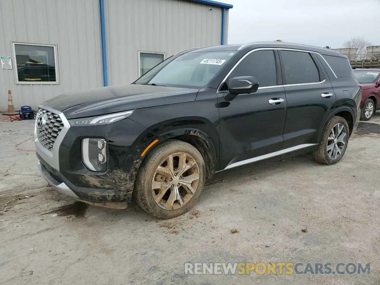 1 Photograph of a damaged car KM8R5DHE3MU268468 HYUNDAI PALISADE 2021
