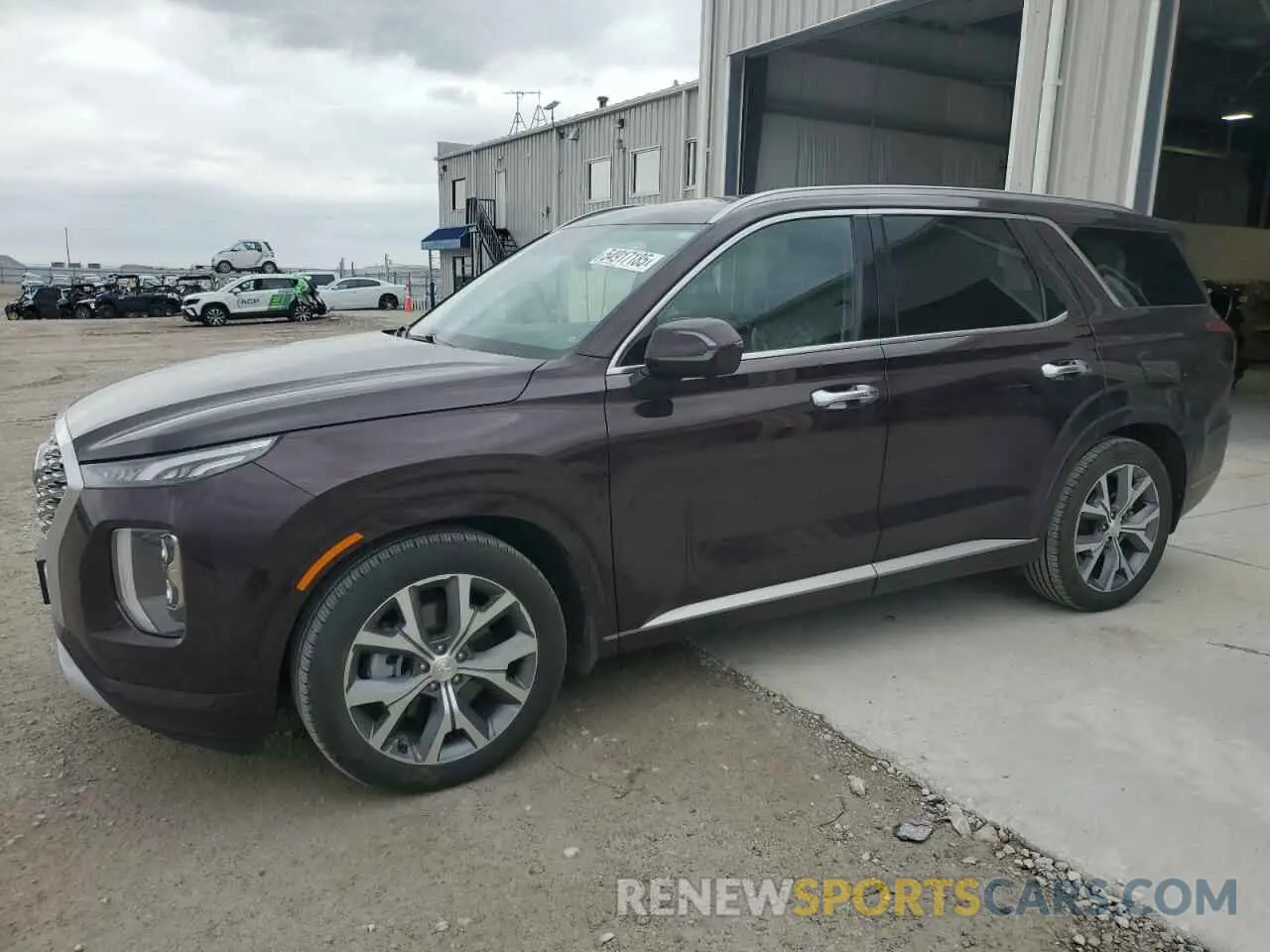 1 Photograph of a damaged car KM8R5DHE5MU189707 HYUNDAI PALISADE 2021