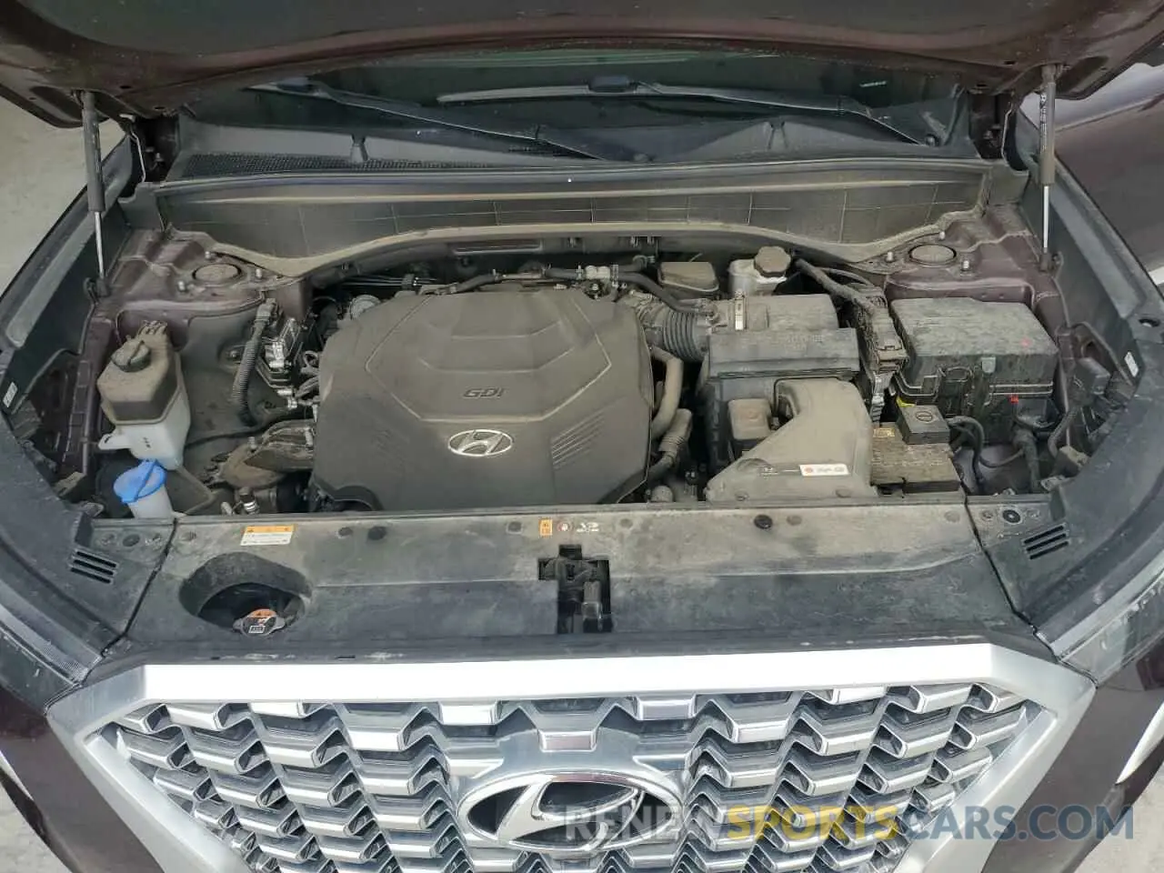 12 Photograph of a damaged car KM8R5DHE5MU189707 HYUNDAI PALISADE 2021