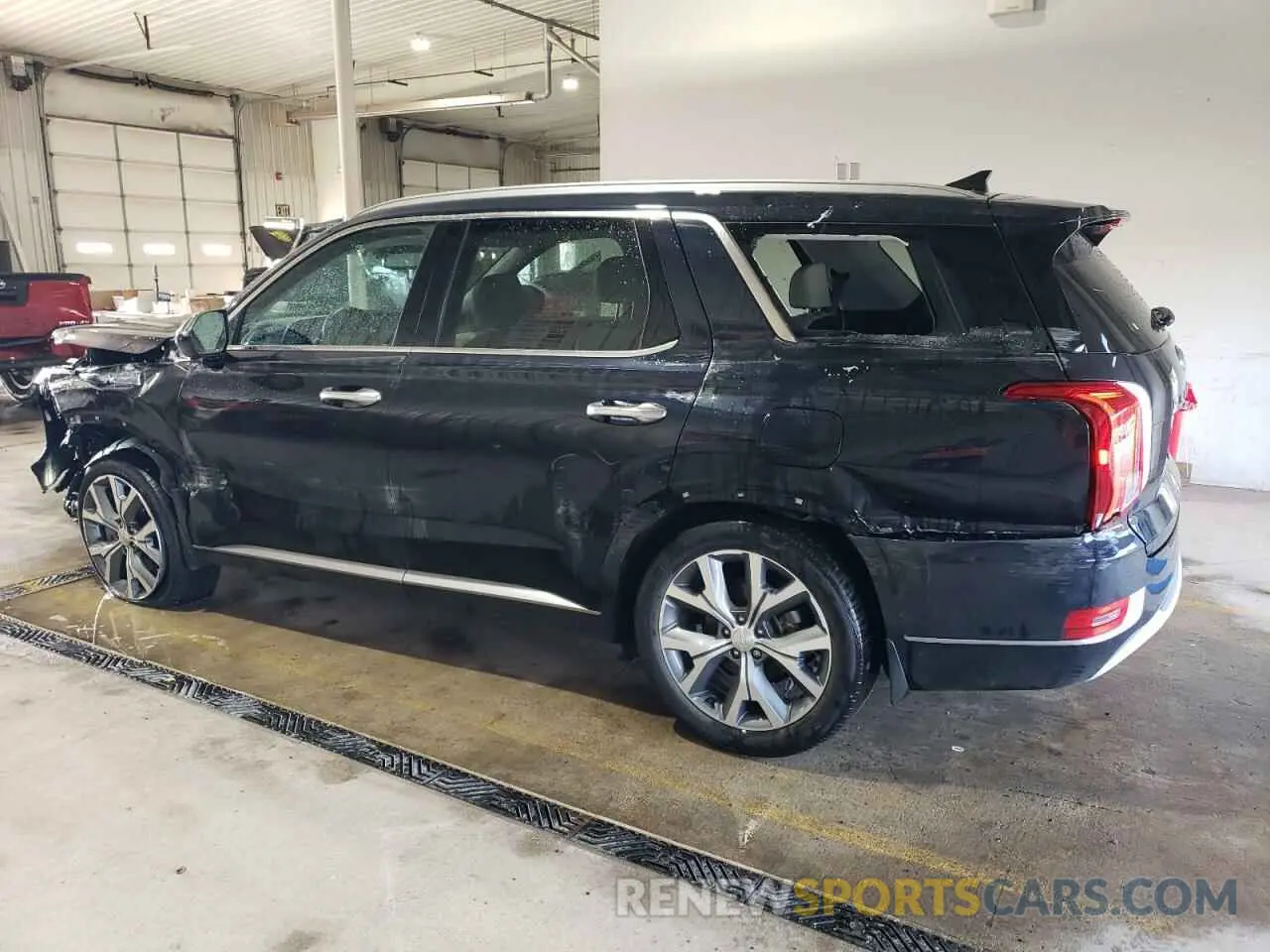 2 Photograph of a damaged car KM8R5DHE5MU204142 HYUNDAI PALISADE 2021