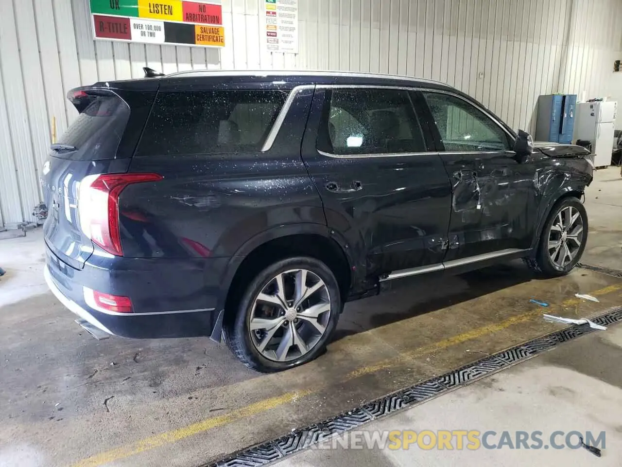 3 Photograph of a damaged car KM8R5DHE5MU204142 HYUNDAI PALISADE 2021
