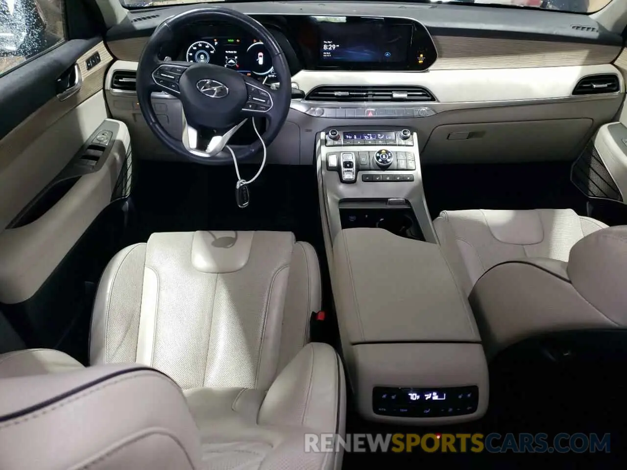 8 Photograph of a damaged car KM8R5DHE5MU204142 HYUNDAI PALISADE 2021