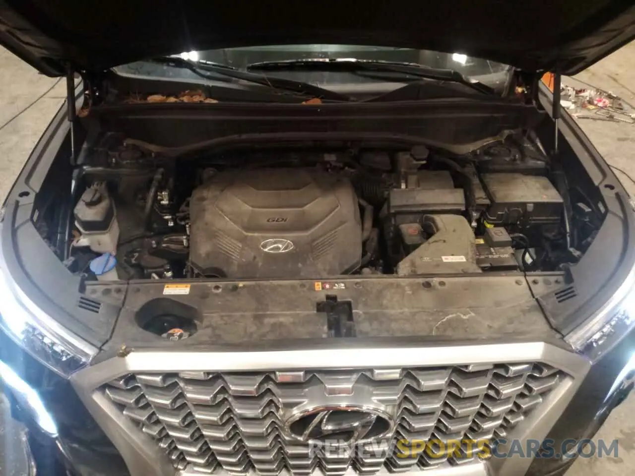 11 Фотография поврежденного автомобиля KM8R5DHE7MU202277 HYUNDAI PALISADE 2021