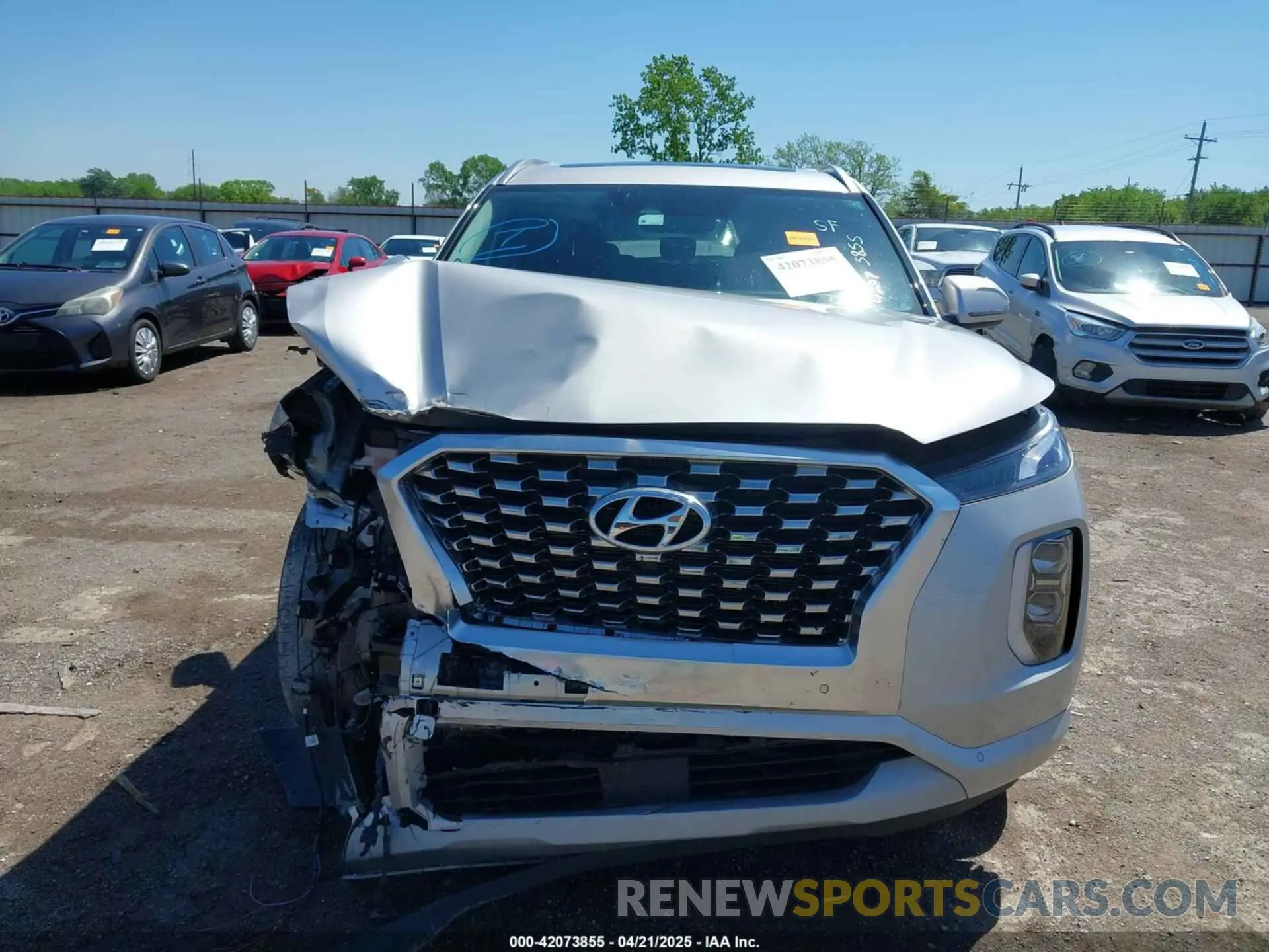 12 Фотография поврежденного автомобиля KM8R5DHE7MU326887 HYUNDAI PALISADE 2021