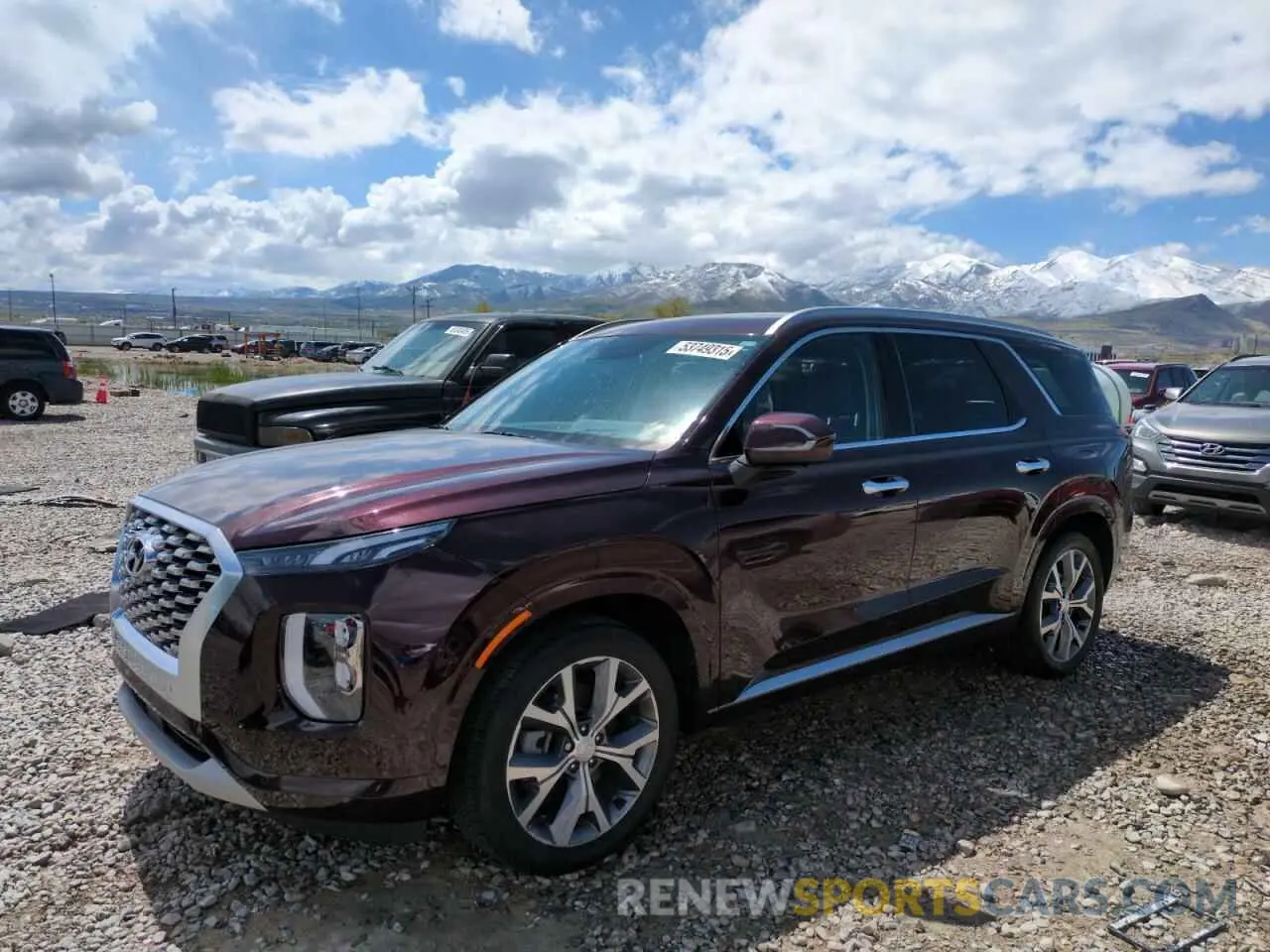 1 Photograph of a damaged car KM8R5DHE8MU293768 HYUNDAI PALISADE 2021