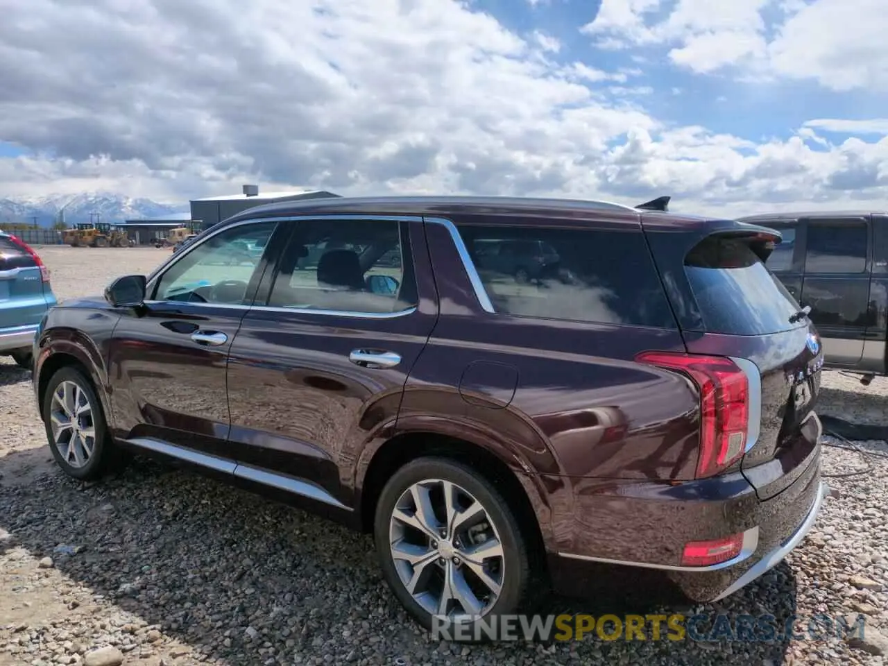 2 Photograph of a damaged car KM8R5DHE8MU293768 HYUNDAI PALISADE 2021