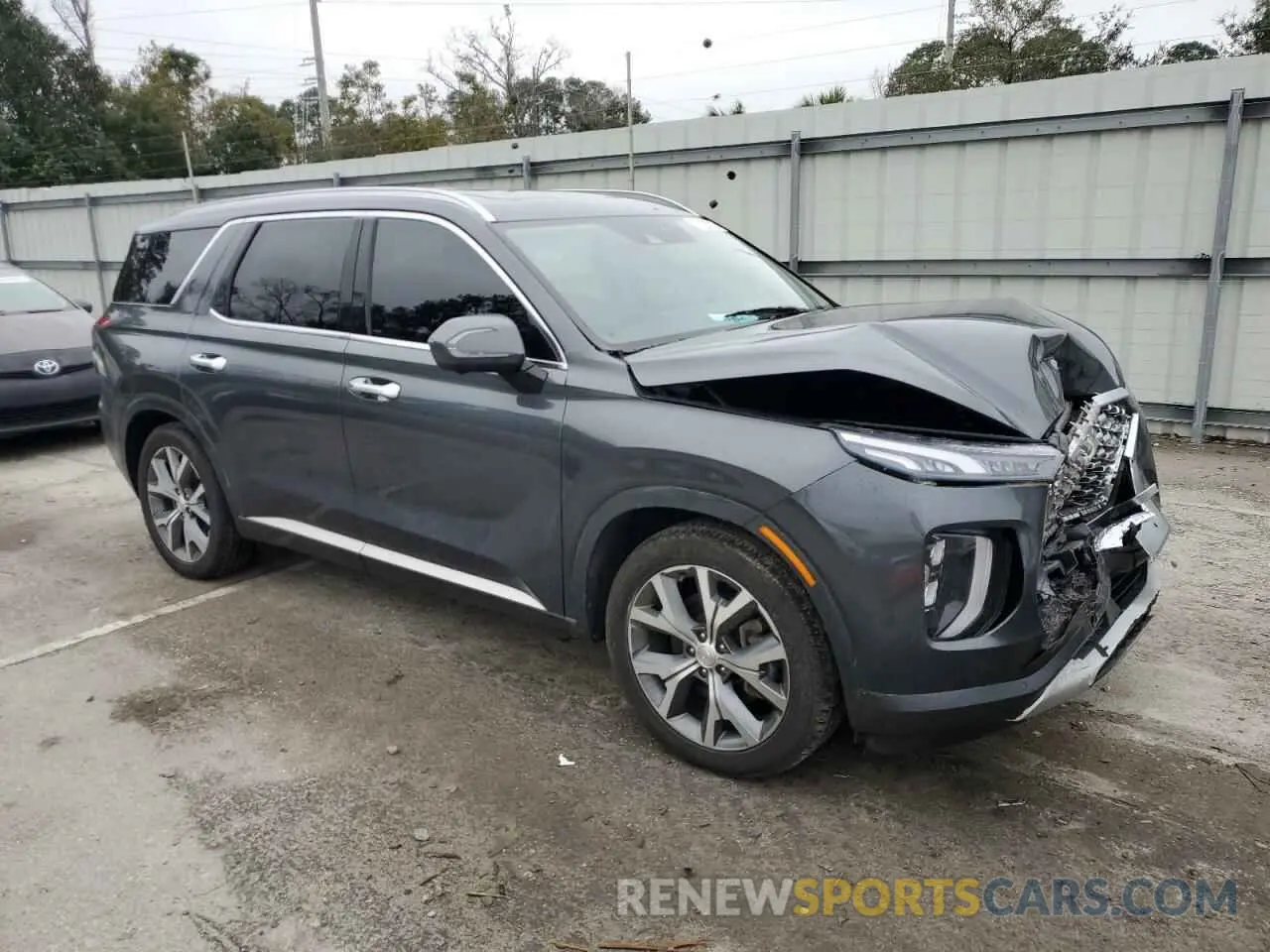 4 Фотография поврежденного автомобиля KM8R5DHE9MU175096 HYUNDAI PALISADE 2021