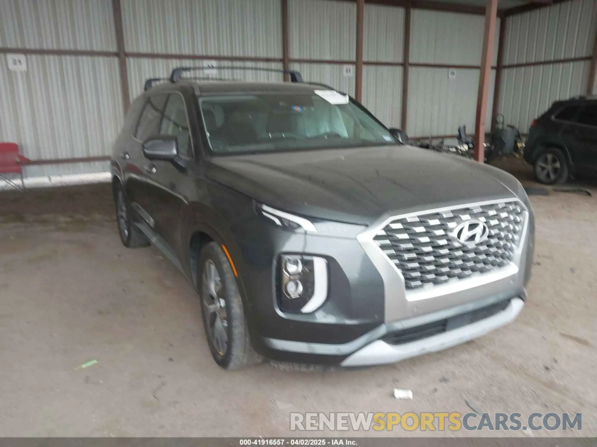 1 Photograph of a damaged car KM8R5DHEXMU298034 HYUNDAI PALISADE 2021