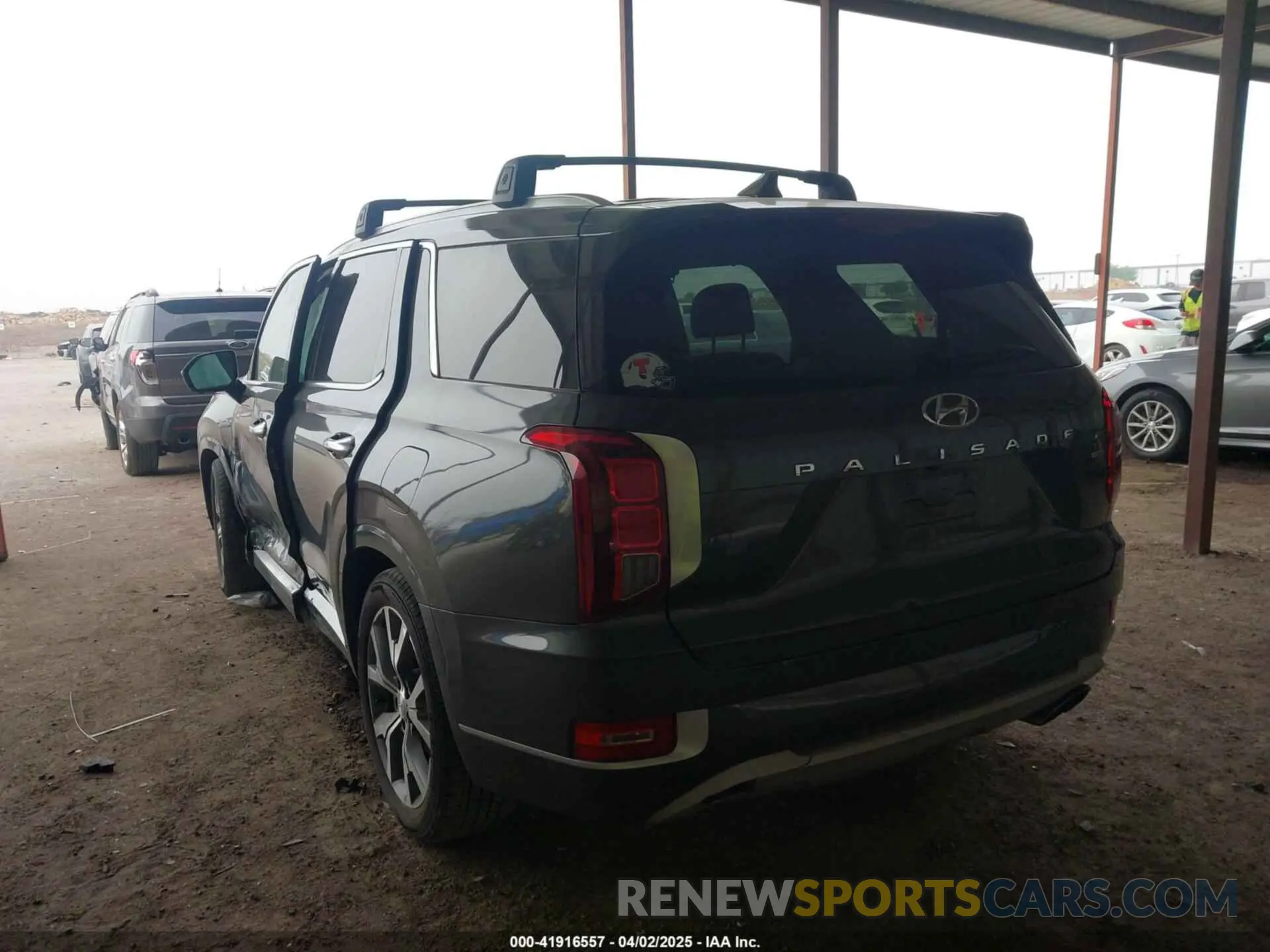 3 Photograph of a damaged car KM8R5DHEXMU298034 HYUNDAI PALISADE 2021