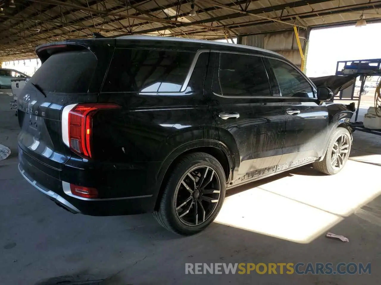3 Photograph of a damaged car KM8R74HE5MU263976 HYUNDAI PALISADE 2021