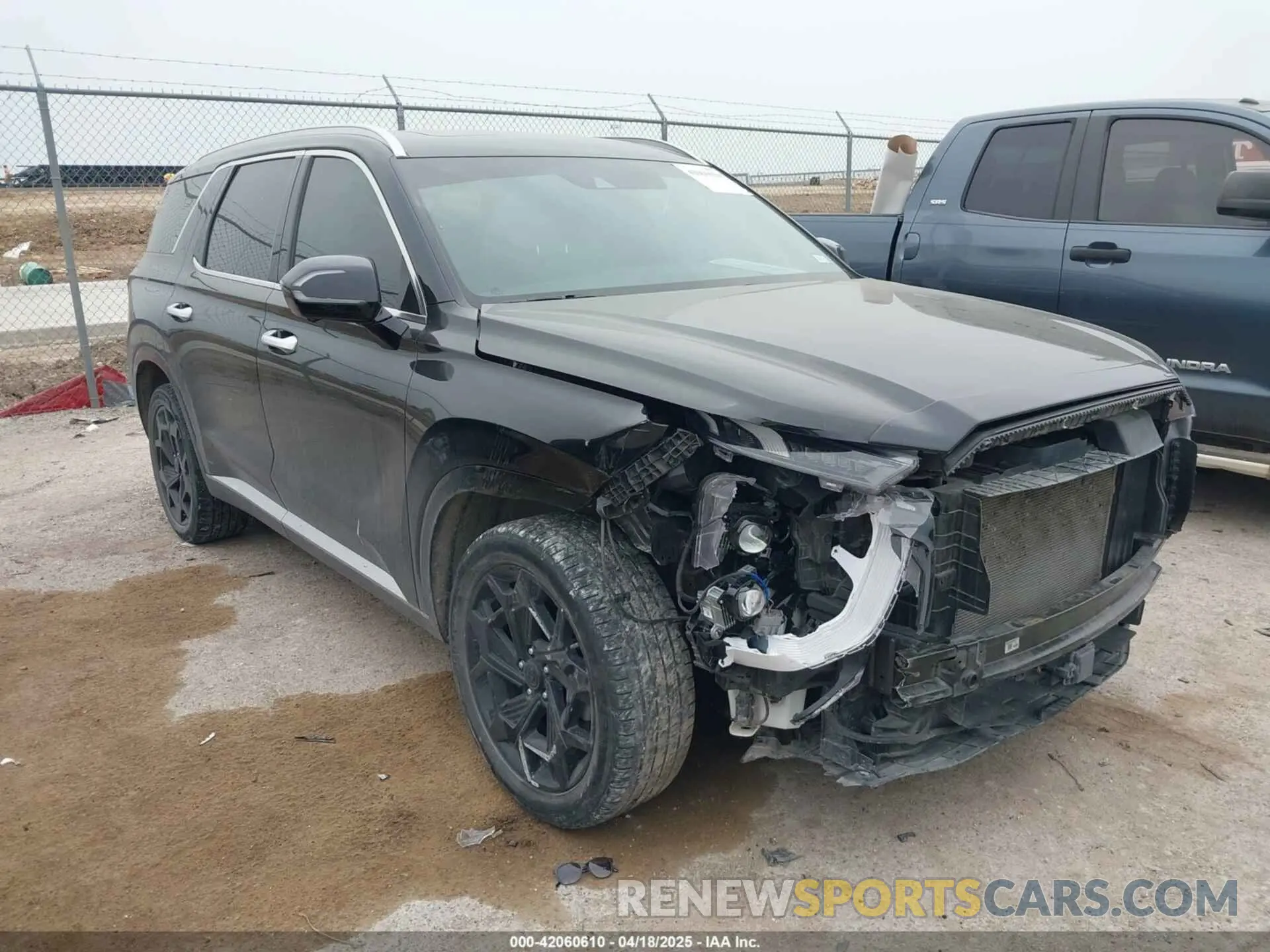 1 Фотография поврежденного автомобиля KM8R74HE5MU267381 HYUNDAI PALISADE 2021
