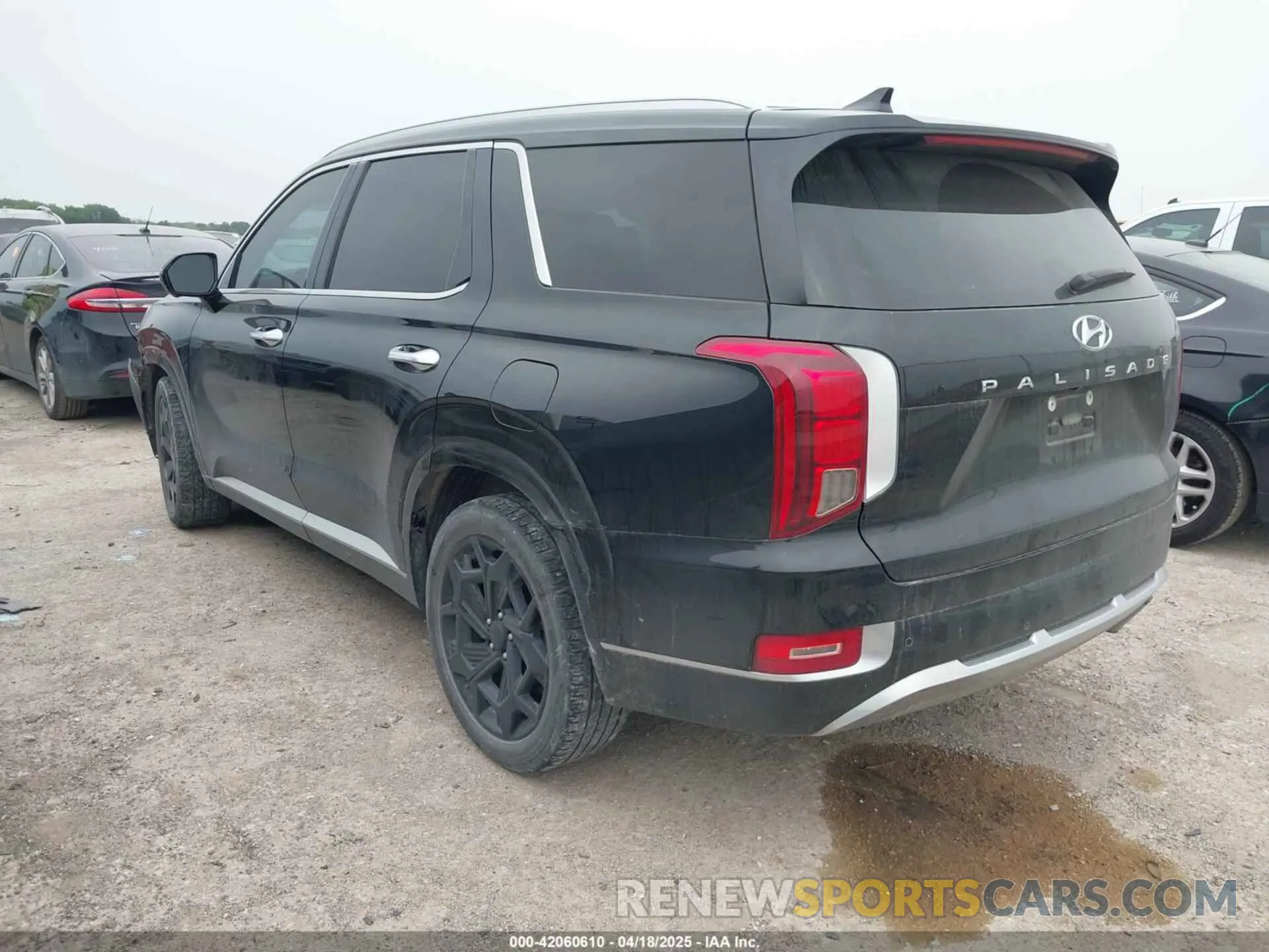 3 Фотография поврежденного автомобиля KM8R74HE5MU267381 HYUNDAI PALISADE 2021