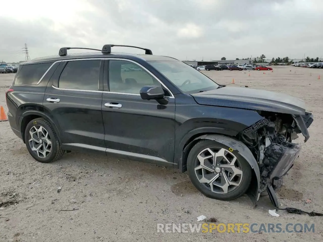 4 Photograph of a damaged car KM8R74HE5MU324307 HYUNDAI PALISADE 2021