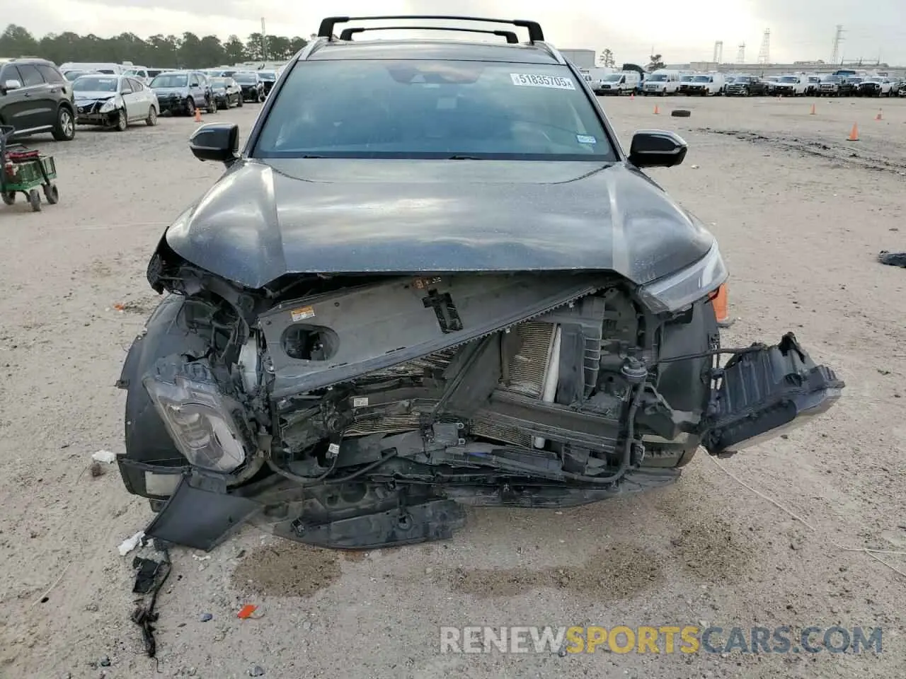5 Photograph of a damaged car KM8R74HE5MU324307 HYUNDAI PALISADE 2021