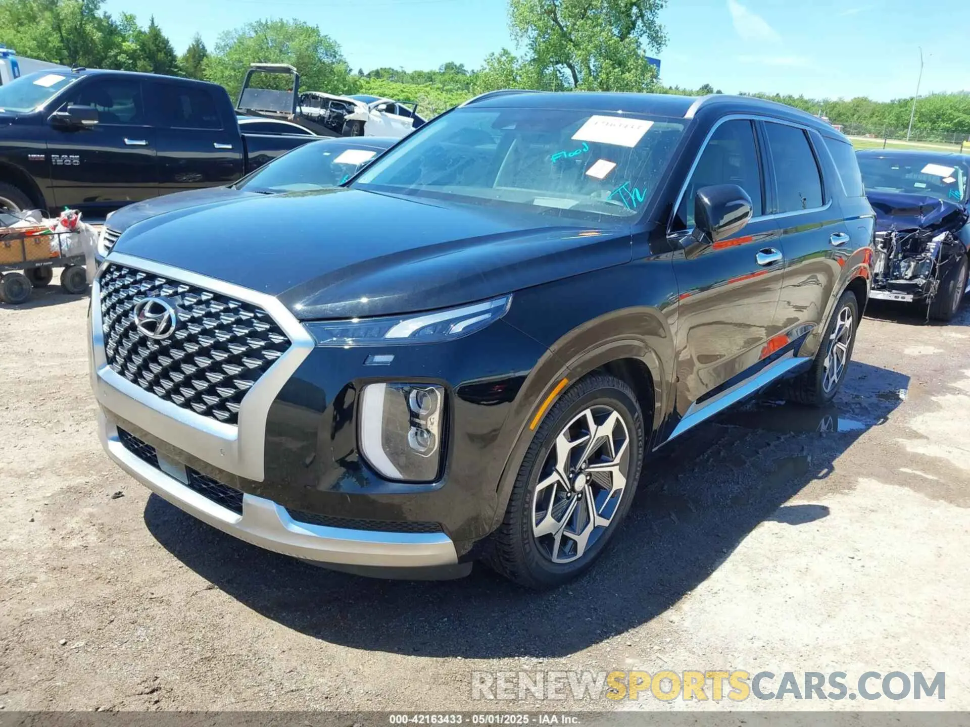 2 Фотография поврежденного автомобиля KM8R7DHE0MU206472 HYUNDAI PALISADE 2021
