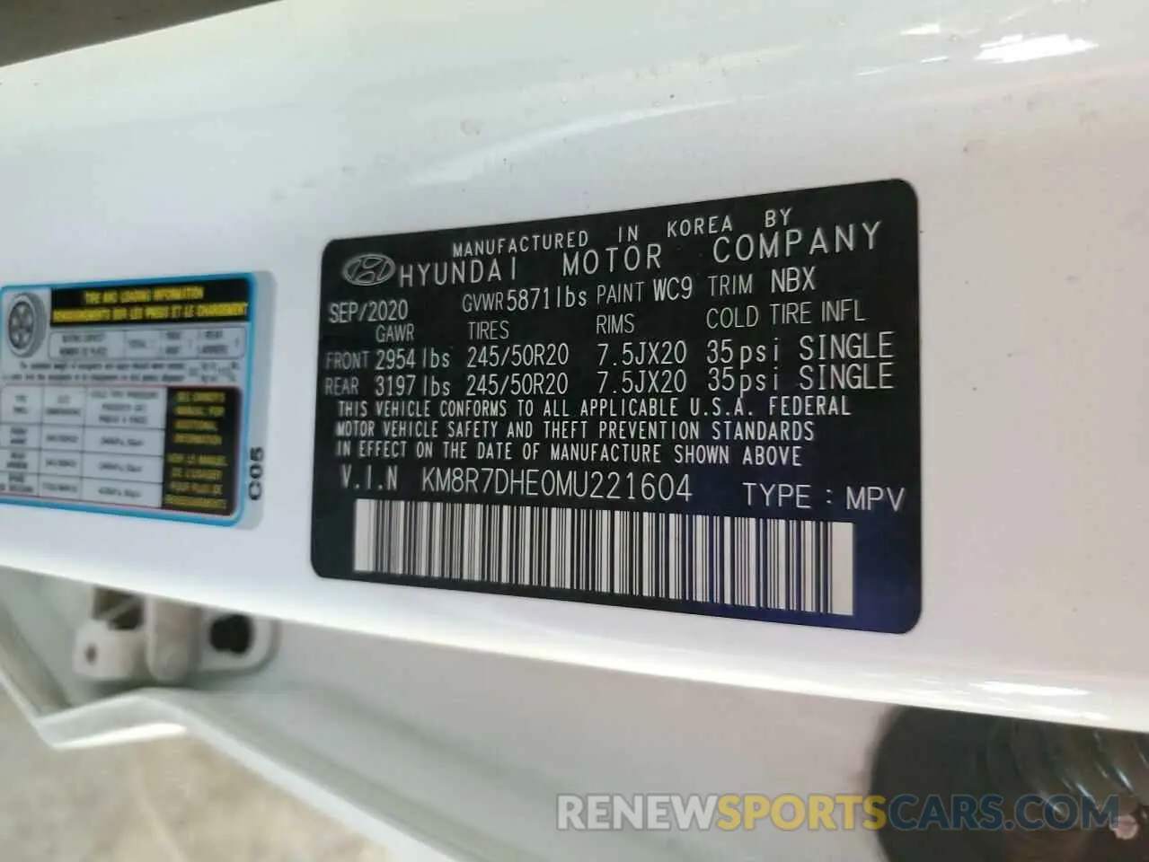 13 Фотография поврежденного автомобиля KM8R7DHE0MU221604 HYUNDAI PALISADE 2021