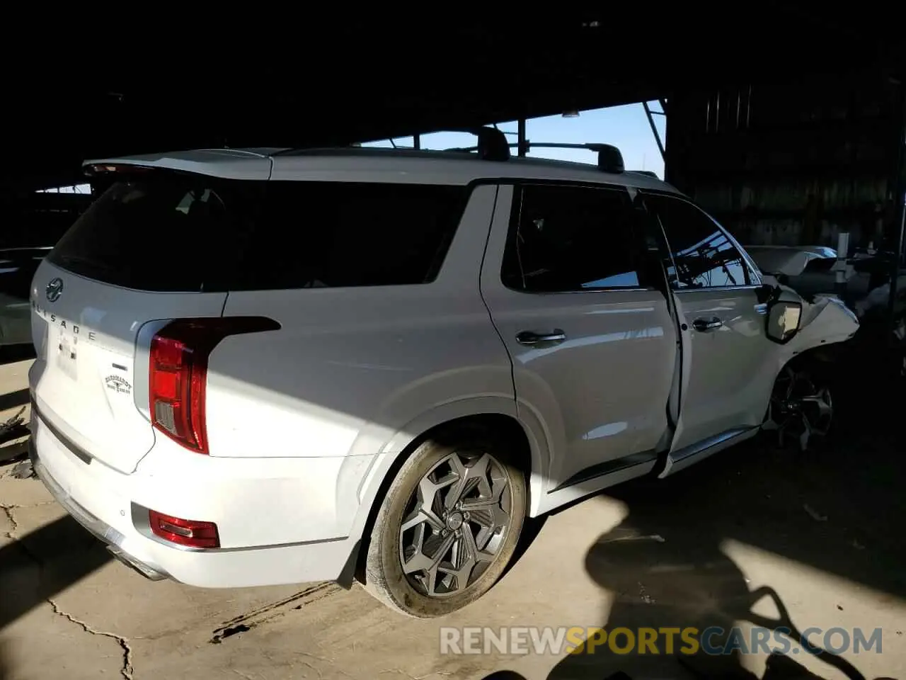 3 Фотография поврежденного автомобиля KM8R7DHE0MU221604 HYUNDAI PALISADE 2021