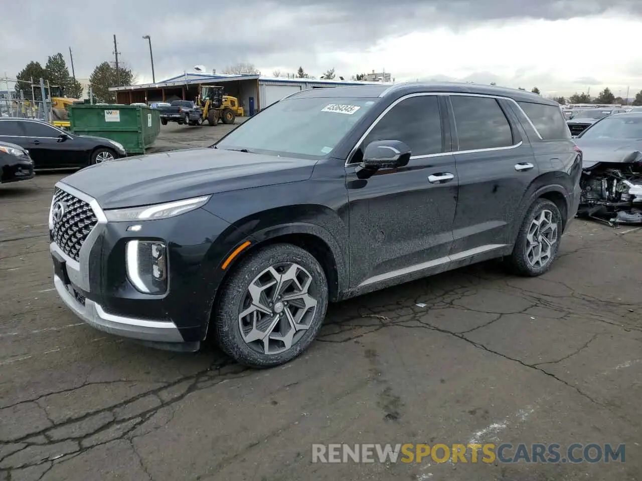 1 Фотография поврежденного автомобиля KM8R7DHE1MU334039 HYUNDAI PALISADE 2021