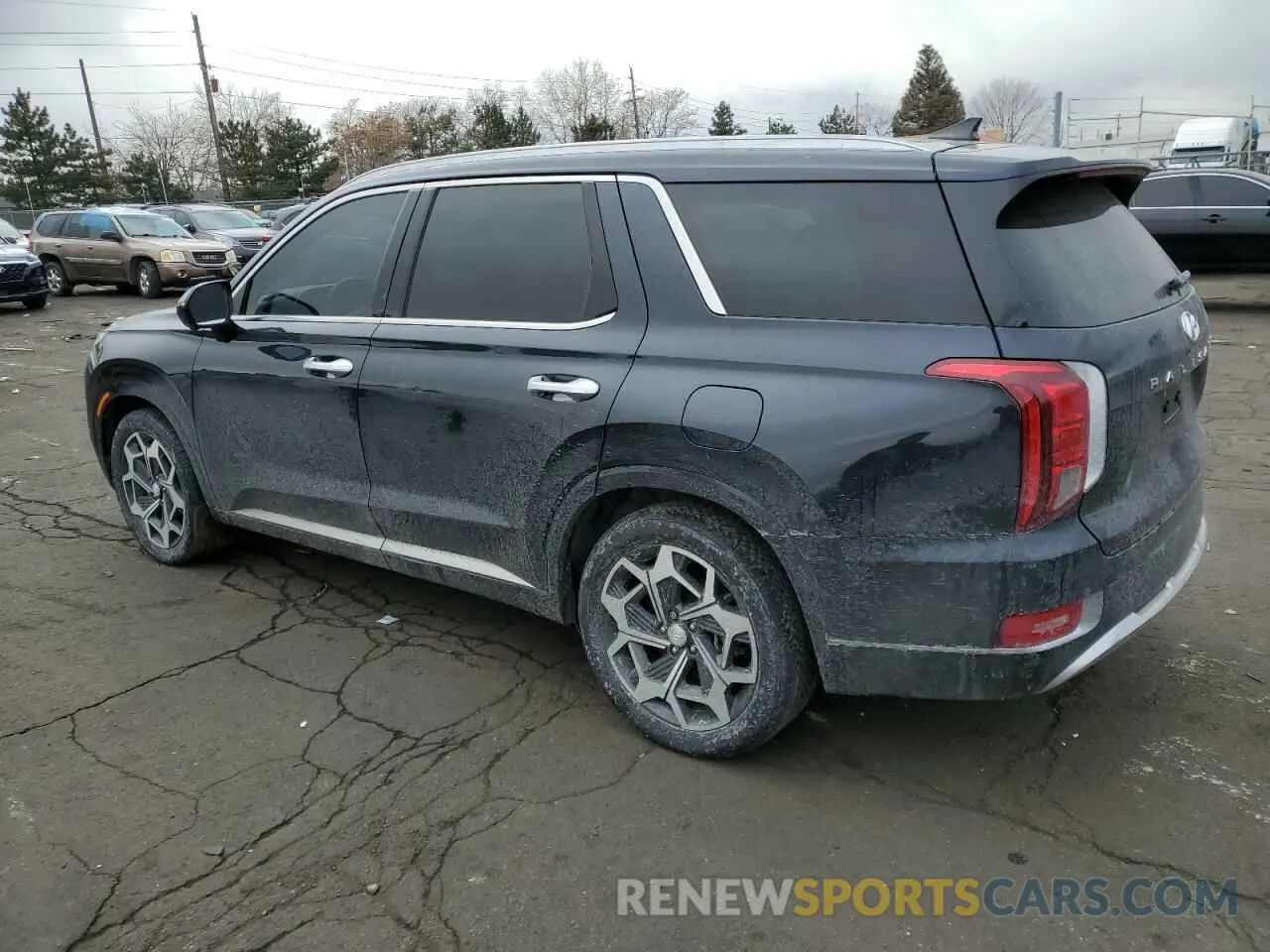 2 Фотография поврежденного автомобиля KM8R7DHE1MU334039 HYUNDAI PALISADE 2021