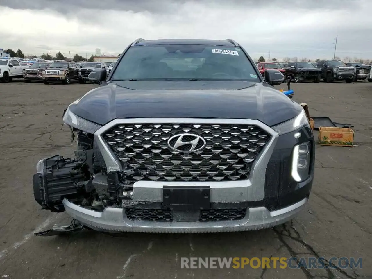 5 Фотография поврежденного автомобиля KM8R7DHE1MU334039 HYUNDAI PALISADE 2021