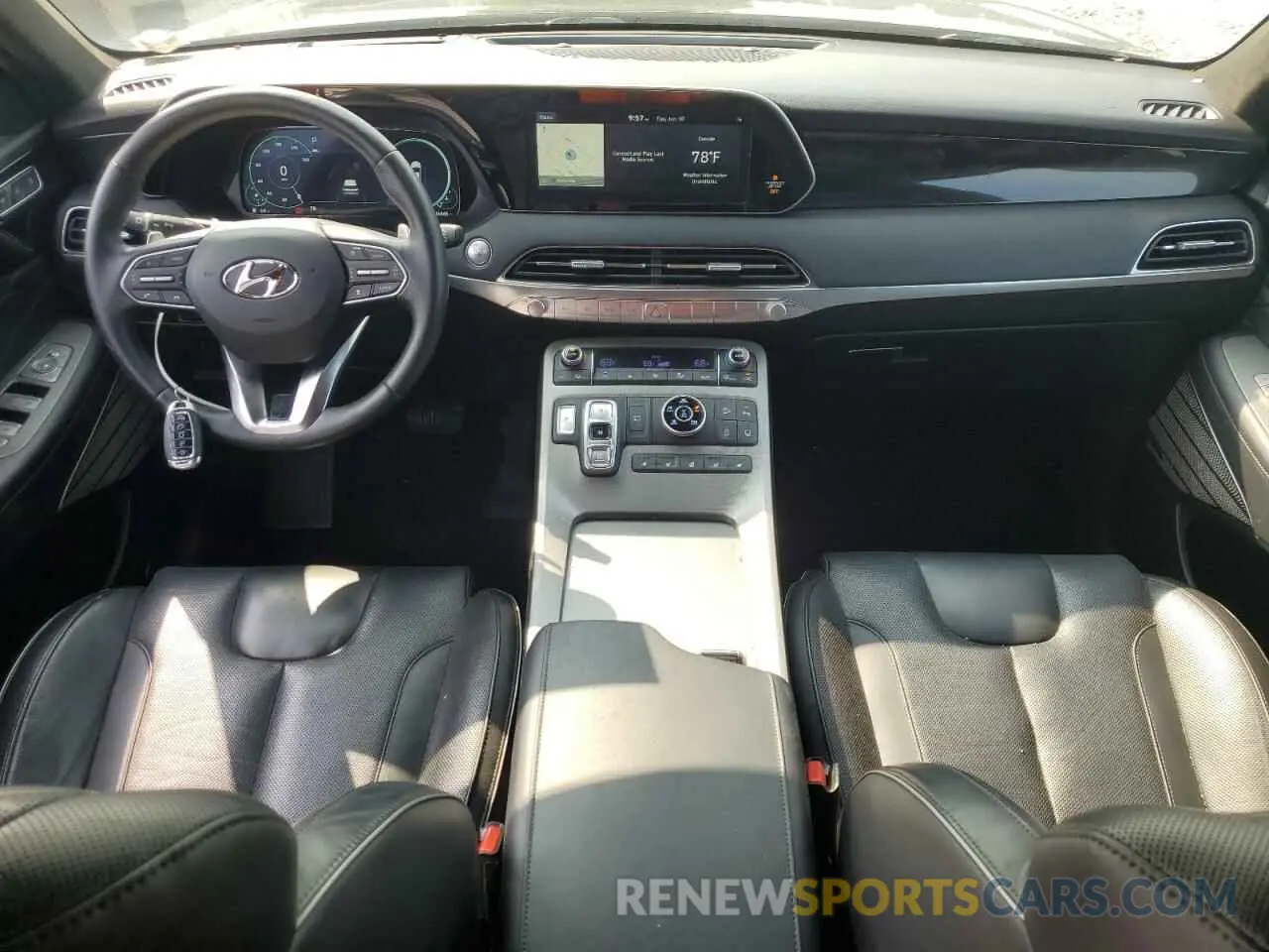 8 Photograph of a damaged car KM8R7DHE3MU178747 HYUNDAI PALISADE 2021