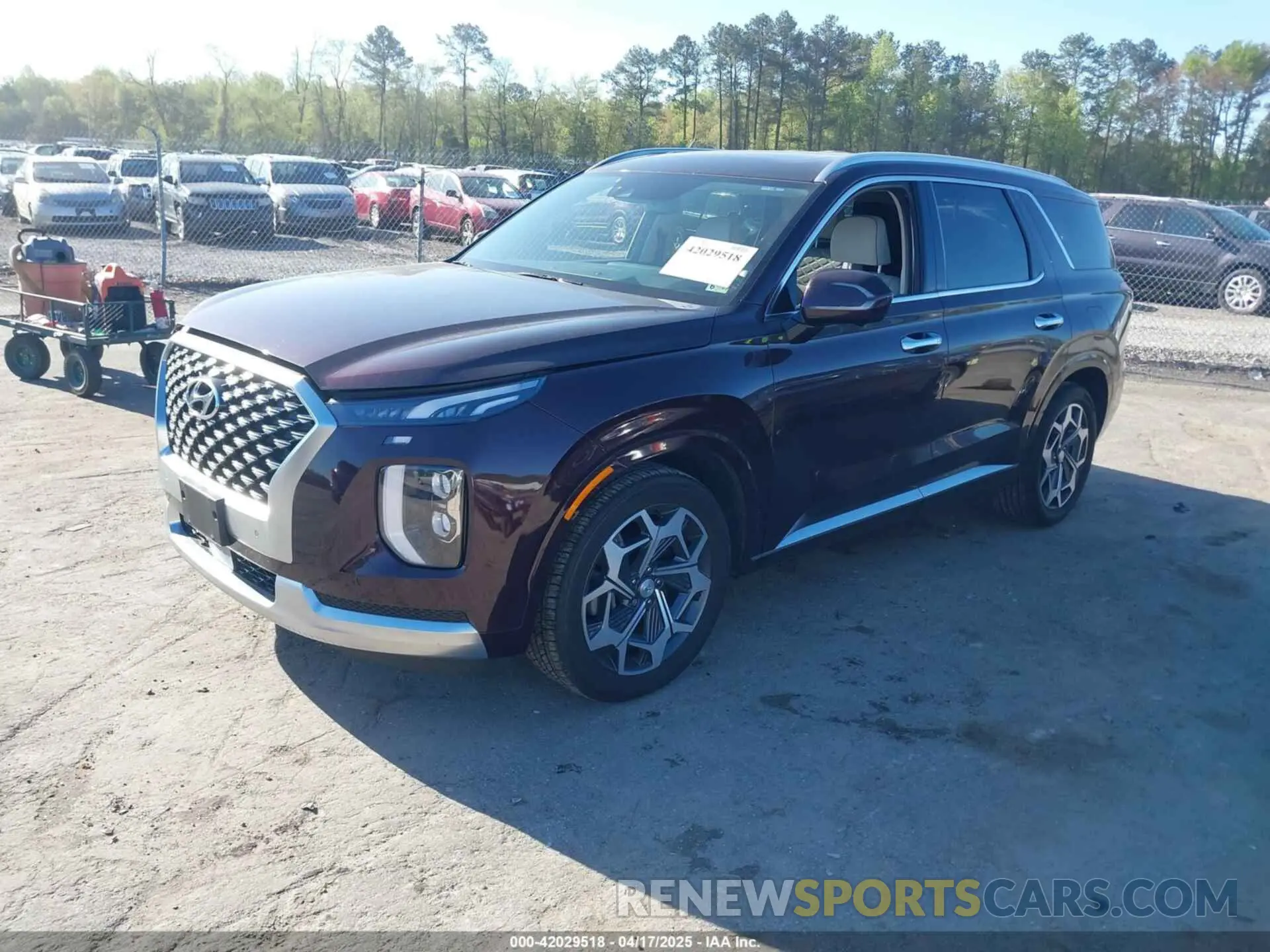 2 Фотография поврежденного автомобиля KM8R7DHE3MU273650 HYUNDAI PALISADE 2021