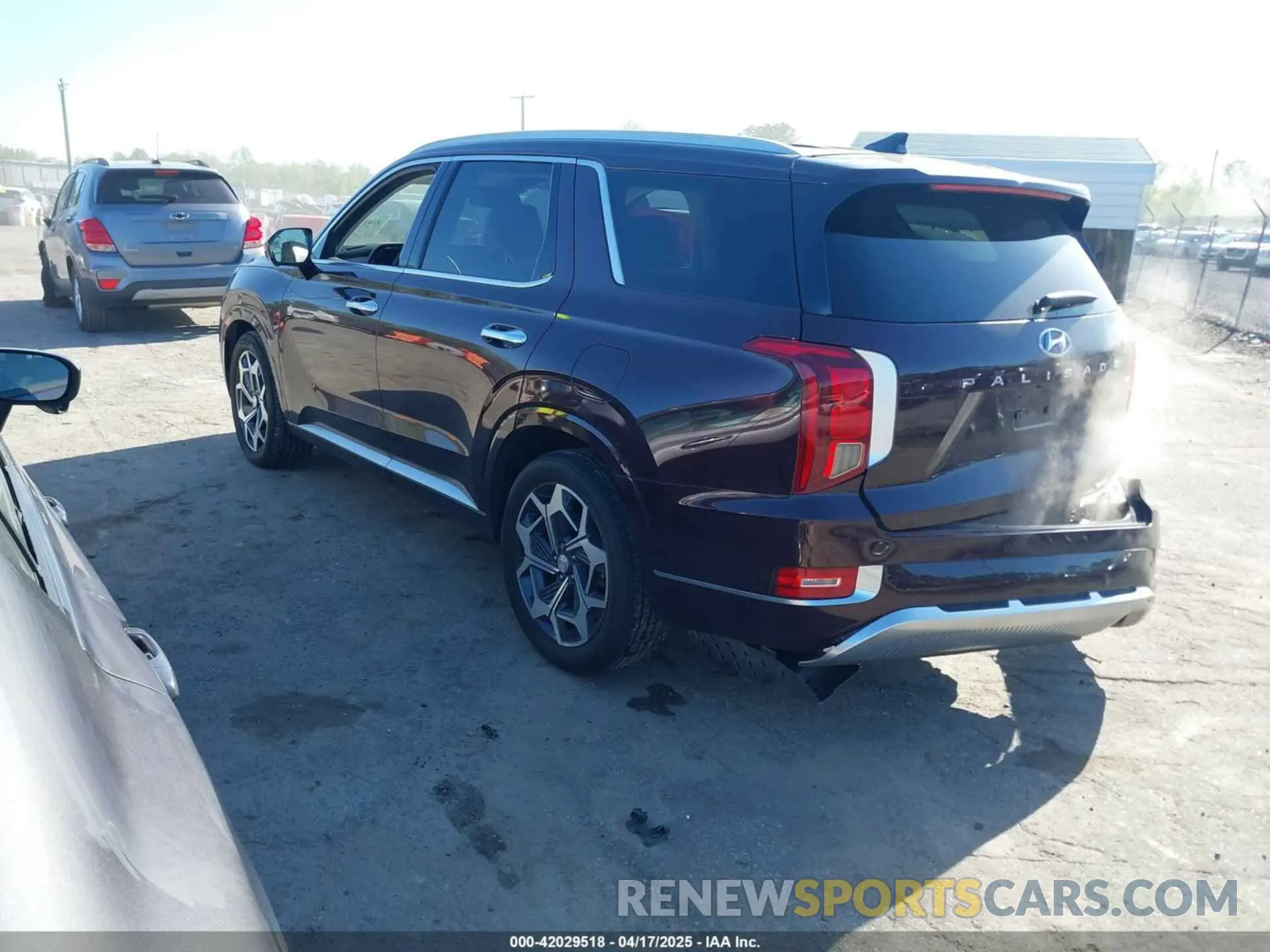 3 Фотография поврежденного автомобиля KM8R7DHE3MU273650 HYUNDAI PALISADE 2021