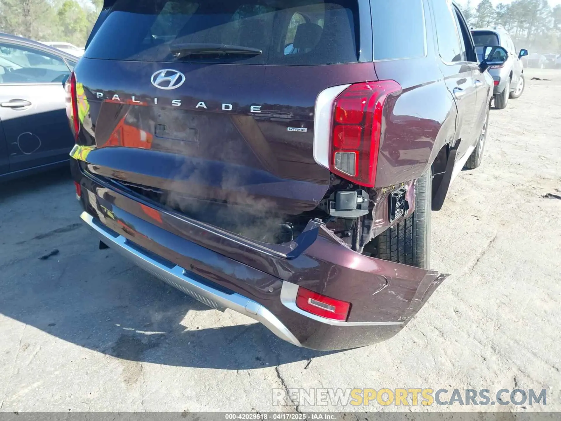 6 Фотография поврежденного автомобиля KM8R7DHE3MU273650 HYUNDAI PALISADE 2021