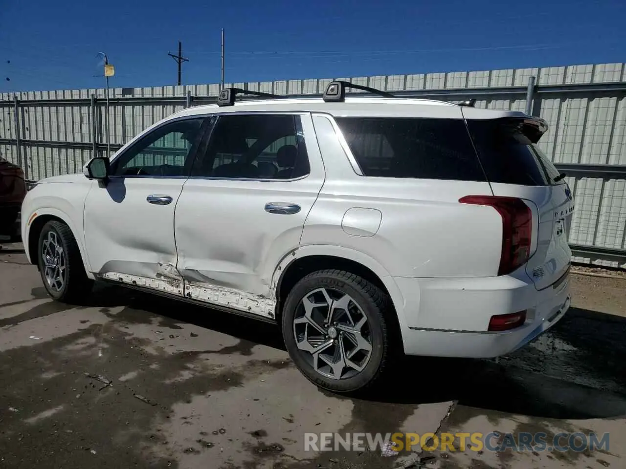 2 Photograph of a damaged car KM8R7DHE5MU179219 HYUNDAI PALISADE 2021